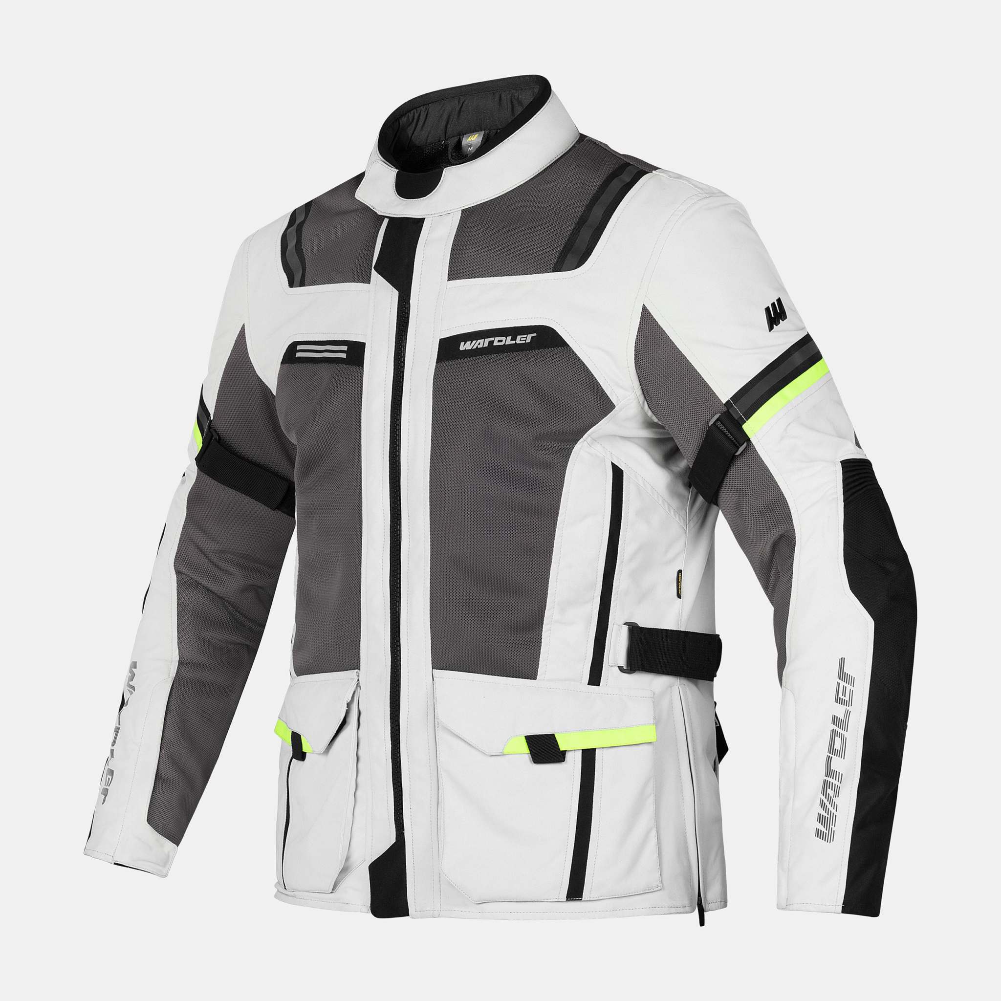 1358-Mondetta Performance store Gear XS gray, white and yellow jacket