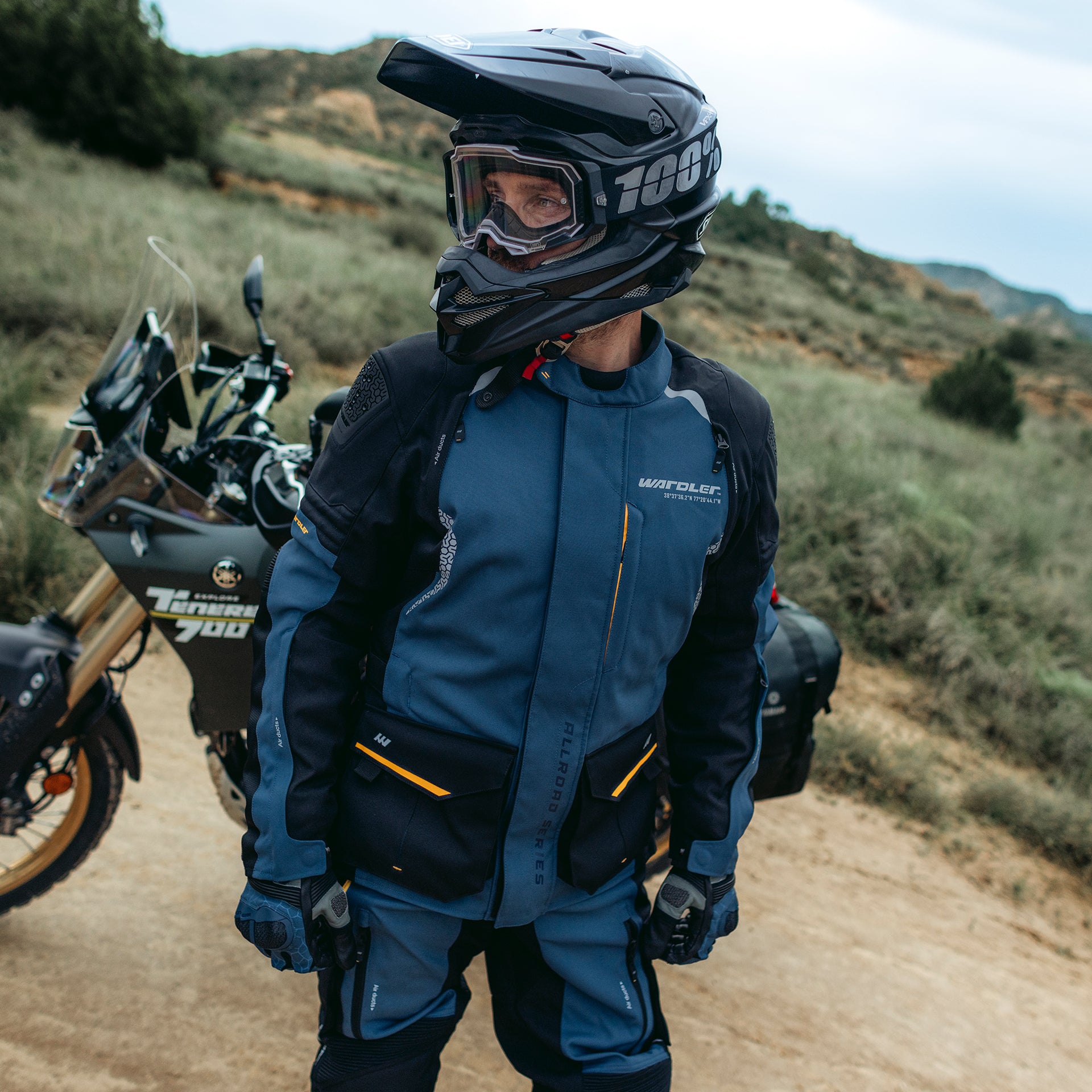 Allroad / Blue-Black / Motorcycle Jacket