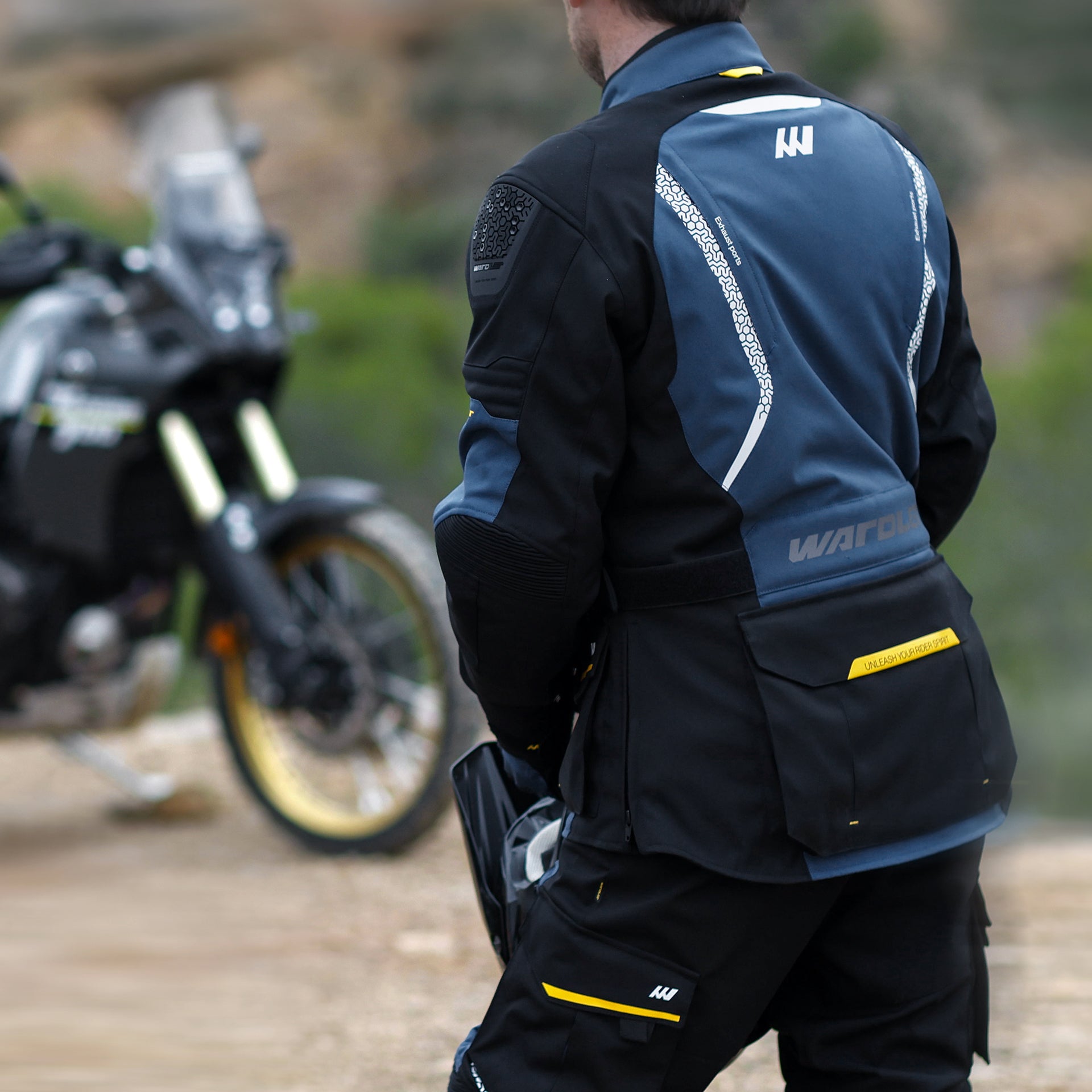 Allroad / Blue-Black / Motorcycle Jacket