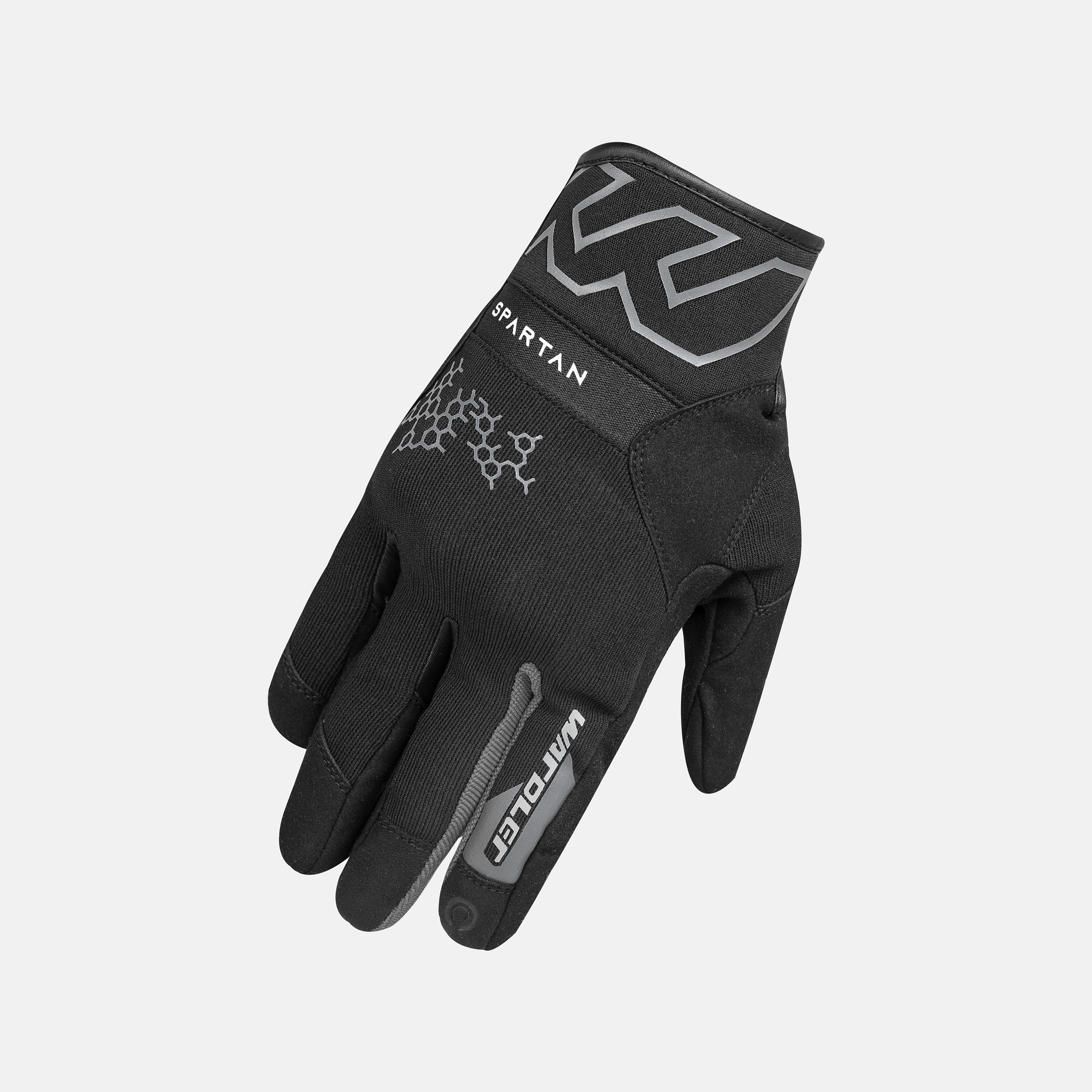 Spartan Motorcycle gloves Black