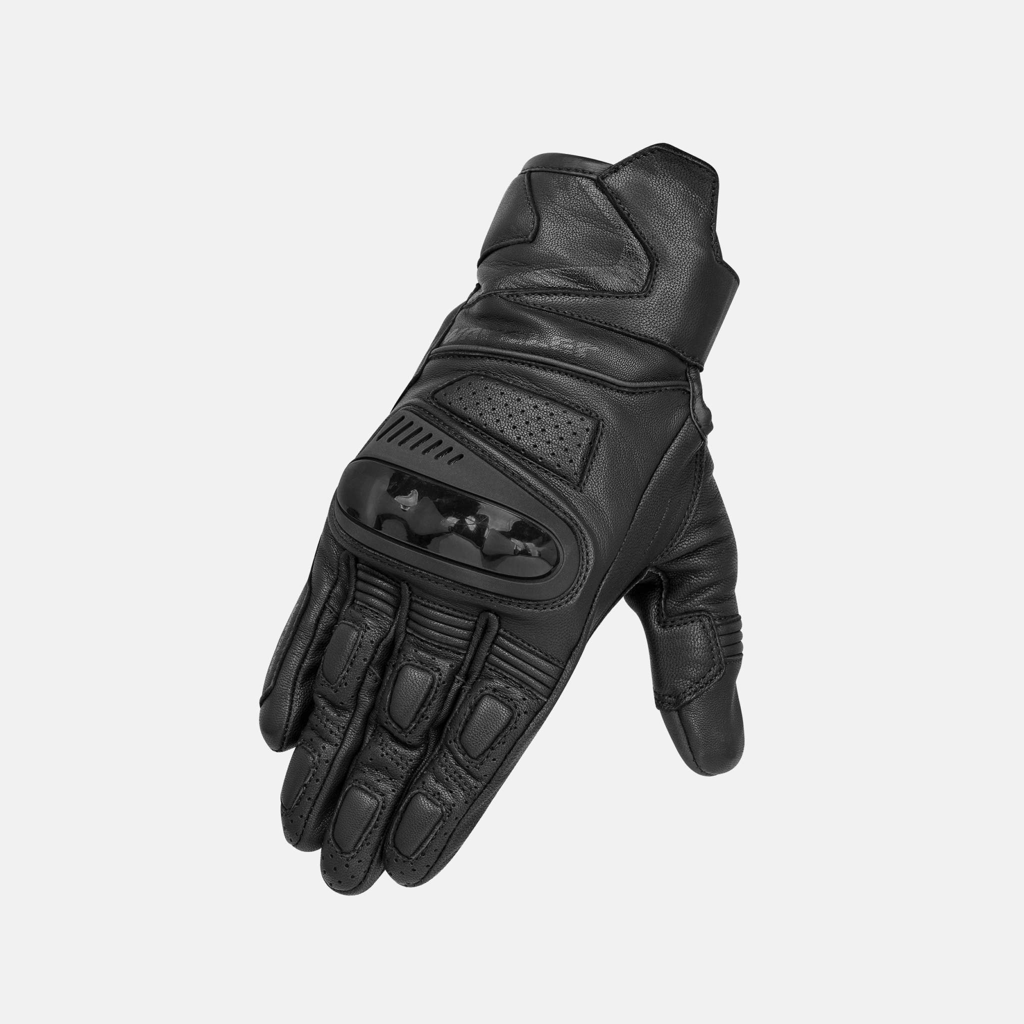 Vortex / Black / Men's Motorcycle Gloves